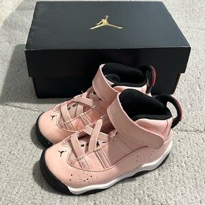 Jordan Air 6 Rings Pink Kids Shoes